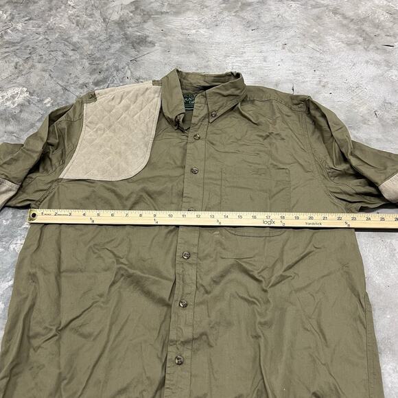 Kevin’s Plantation Shirt Men's Large Green Hunting Outdoor Button Up Nylon - Picture 4 of 7